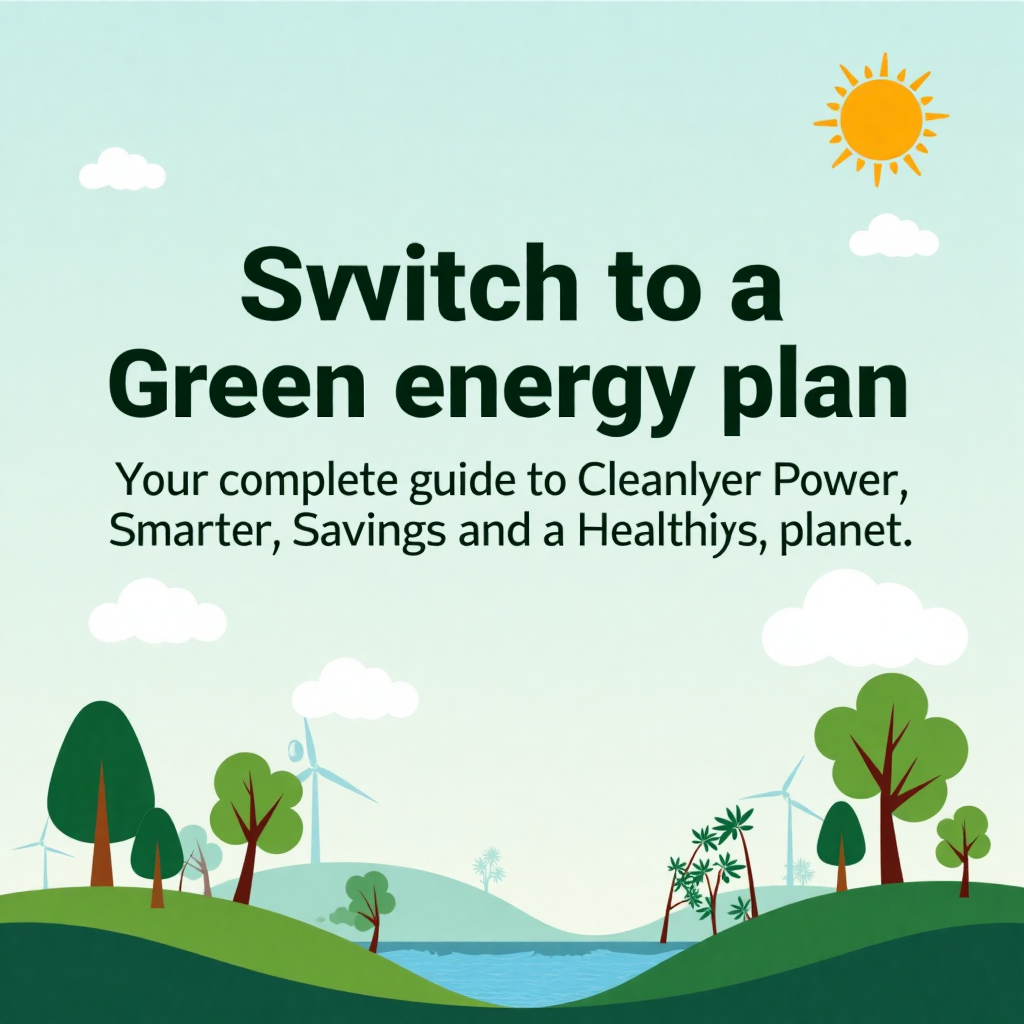 Switch to a Green Energy Plan: Your Complete Guide to Cleaner Power, Smarter Savings, and a Healthier Planet